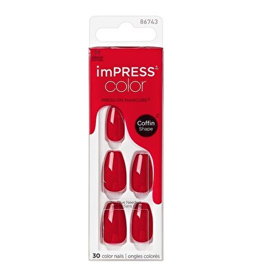 Impress Impress Color Kendinden Yapışkanlı Takma Tırnak Medium Ready or Not