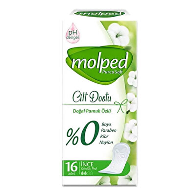 Molped Molped Günlük Ped Pure & Soft 16'lı