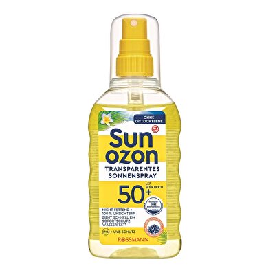 Sunozon Sunozon Transparan Güneş Koruyucu Sprey 50+SPF 200 ml