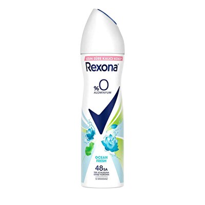 Rexona Rexona Kadın Sprey Deodorant %0 Alüminyum Ocean Fresh 150 ml