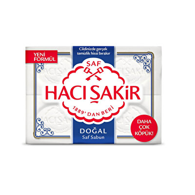 Hacı Şakir Hacı Şakir Katı Sabun Doğal 4'lü