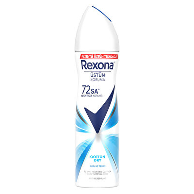Rexona Rexona Kadın Sprey Deodorant Cotton Dry 72h 150 ml