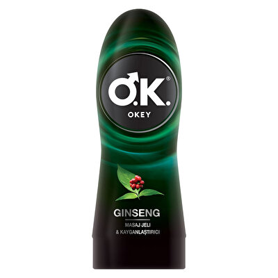 Okey Okey Kayganlaştırıcı ve Masaj Jeli Ginseng 200 ml