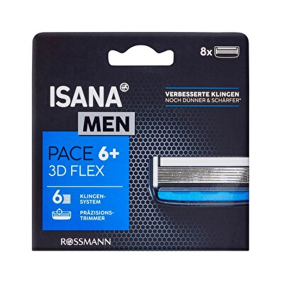 Isana Men Isana Men Yedek Tıraş Bıçağı Başlığı 6 Bıçaklı 8'li