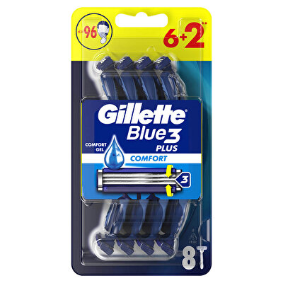 Gillette Gillette Blue3 Comfort Kullan At Tıraş Bıçağı 8'li