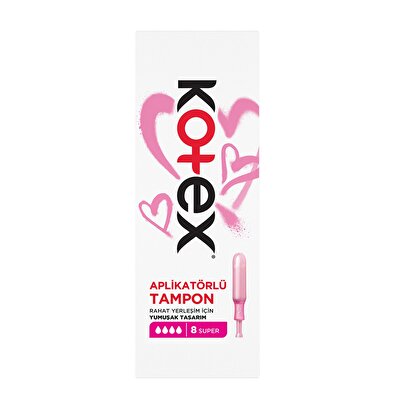 Kotex Kotex Aplikatörlü Tampon Süper 8'li