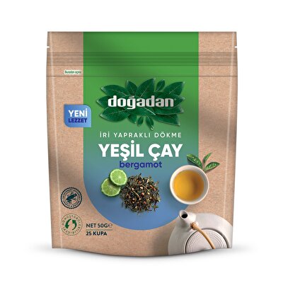 Doğadan Doğadan Dökme Yesil Çay Bergamot 50 gr