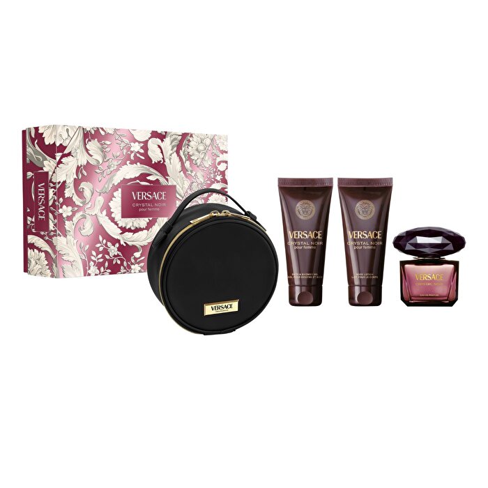 Versace Crystal Noir Kadın Parfüm Seti 90 ml EDP + 100 ml Duş Jeli+ 100 ml Losyon