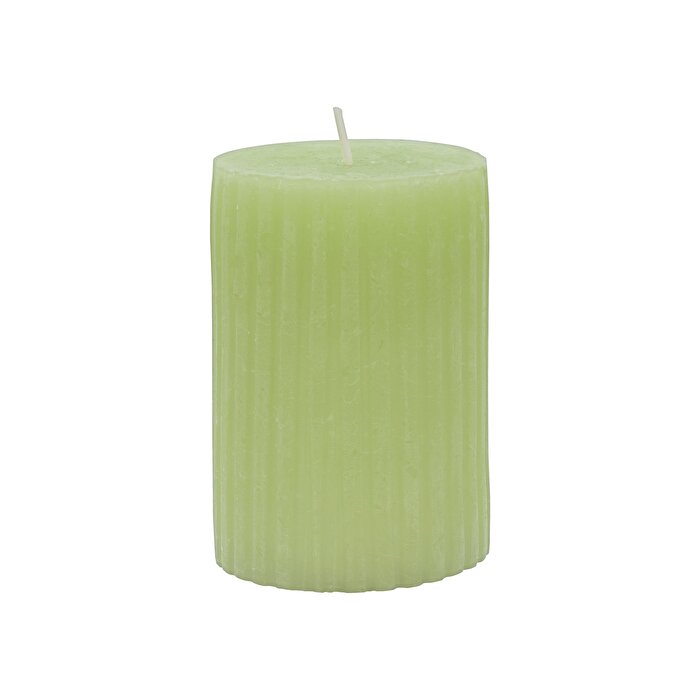 Rubin Licht Rustik Mum Oluklu Yeşil