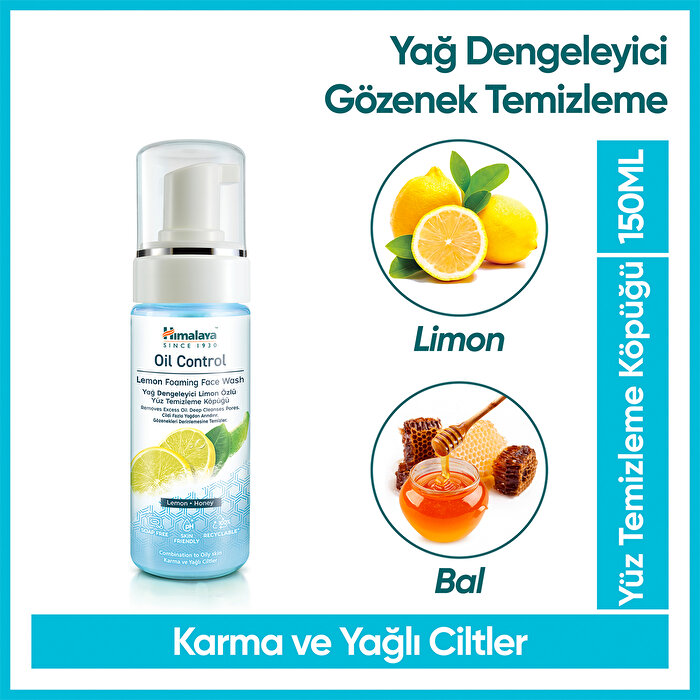 Himalaya Limon Özlü Yüz Temizleme Köpüğü 150 ml