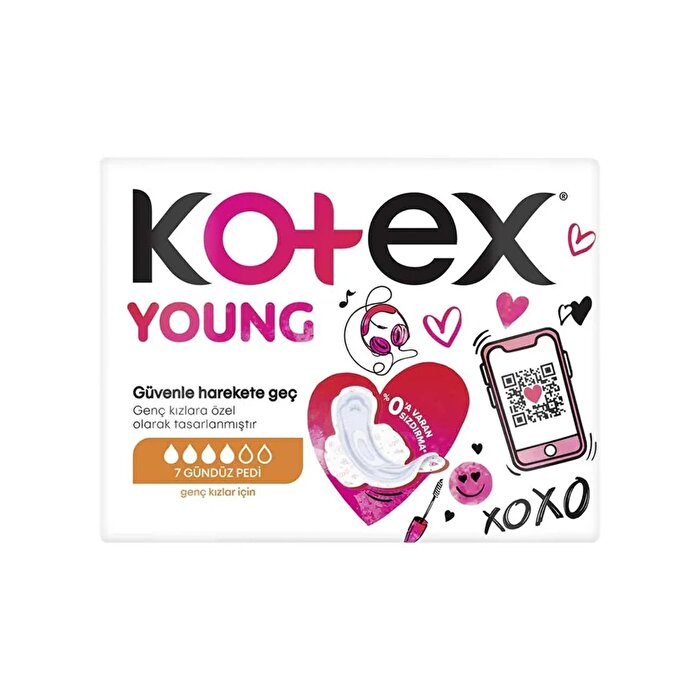 Kotex Young Hijyenik Ped Gündüz 7'li
