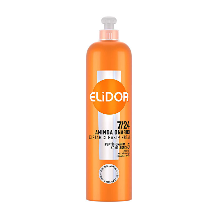 Elidor 7/24 Kurtarıcı Saç Bakım Kremi Anında Onarıcı Yıpranmış Saçlar 240 ml