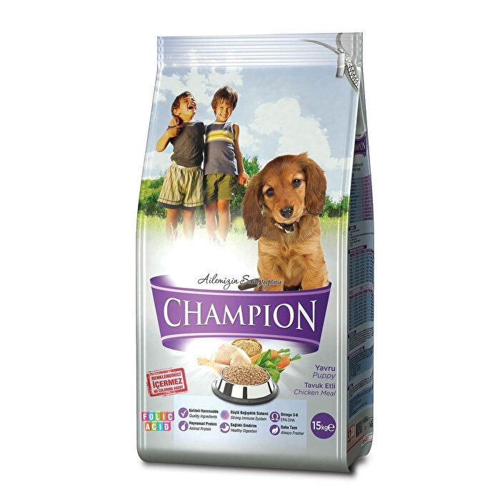 Champion Yavru Köpek Maması Folik Asitli 15 Kg