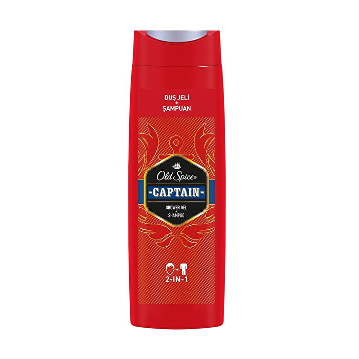 Old Spice Duş Jeli&Şampuan Captain 400 ml