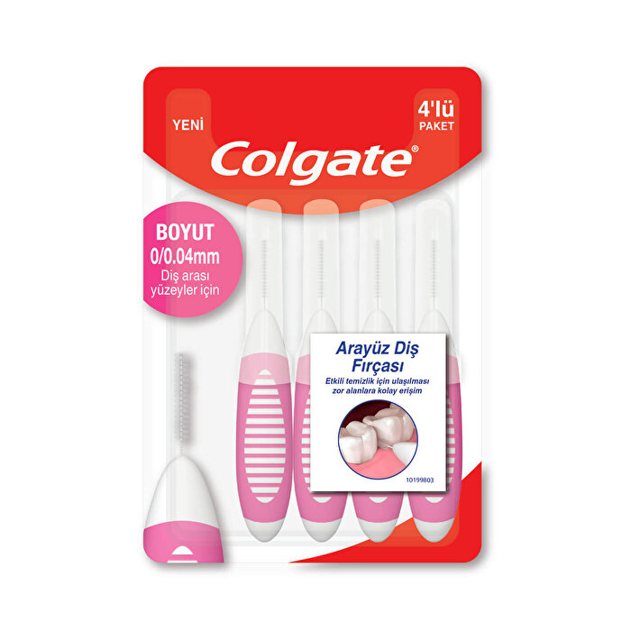 Colgate ( markanın en çok tercih edilenleri ) Arayüz Fırçası 4 mm