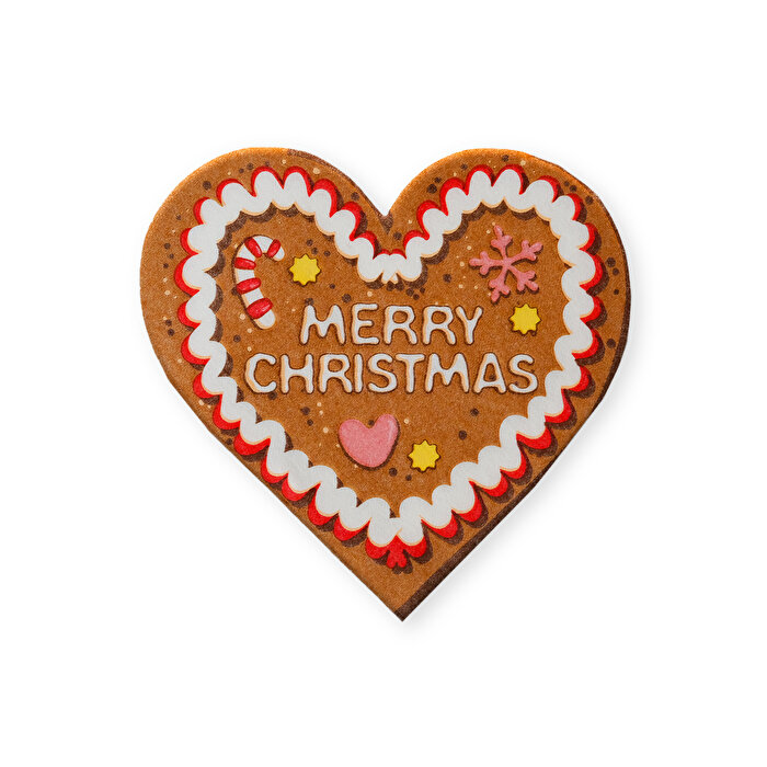 Alouette Yılbaşı Peçete Kalpli Noel Keki 12'li