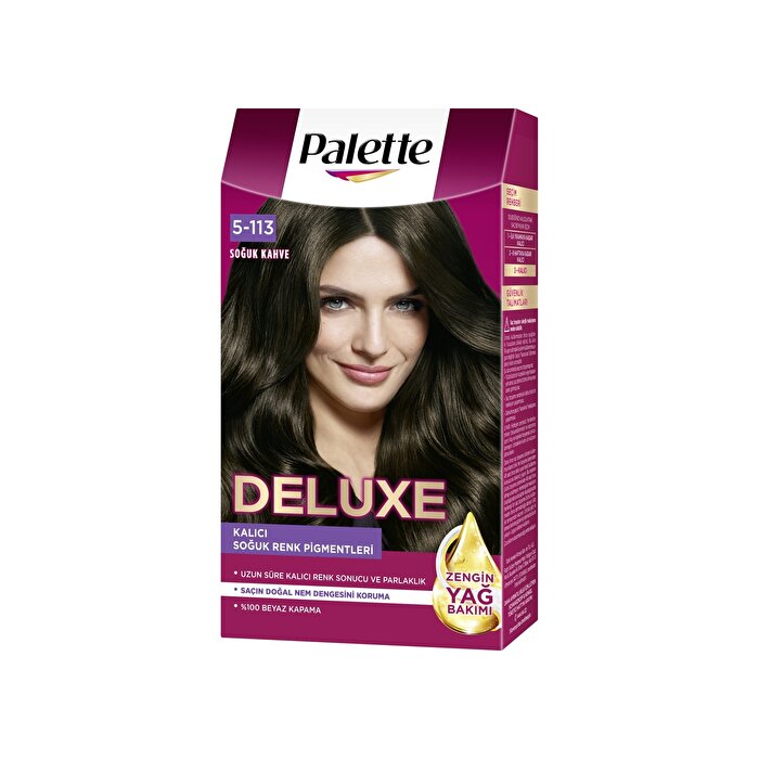 Palette Deluxe Saç Boyası 5-1 Soğuk Kahve 1 adet