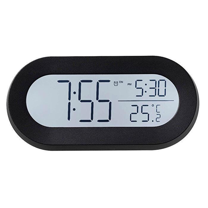 Ideenwelt Dijital Alarmlı Saat Siyah 1 adet