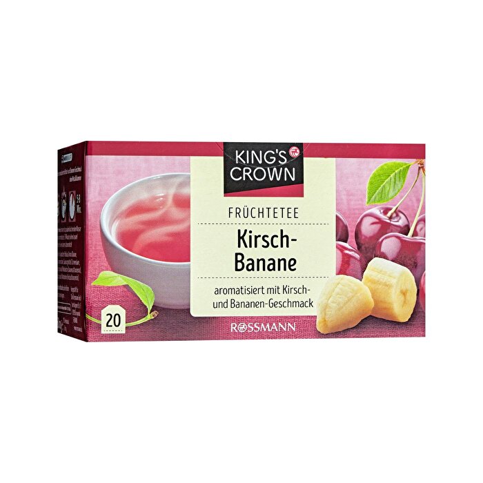 Kings Crown Bitki Çayı Kiraz Ve Muz 60 gr 20'li