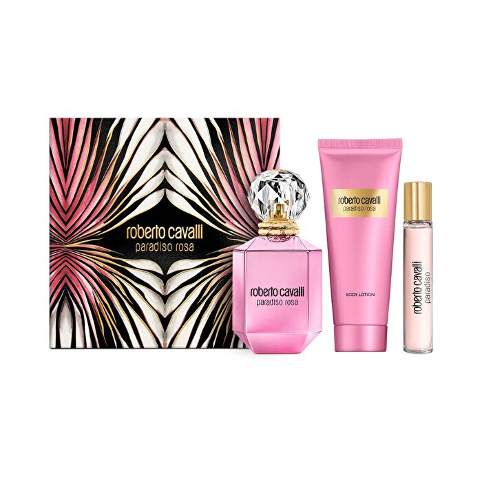 Roberto Cavalli Paradiso Rosa Kadın Parfüm Seti 75 ml EDP + 100 ml Losyon+ 15 ml EDP