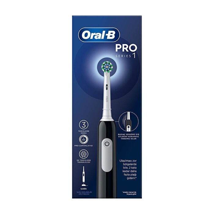 Oral-B Şarjlı Diş Fırçası Pro1 Restage Black