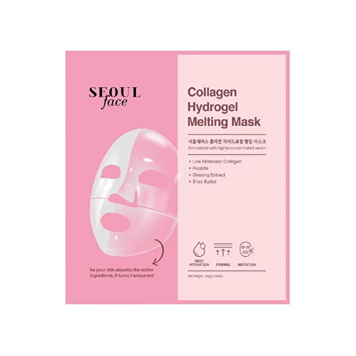 Dermal Seoul Face Kolajen Hidrojel Eriyen Maske 34 gr
