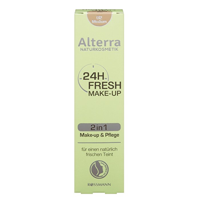 Alterra Fondöten 24 Fresh 02 Medium 30 ml