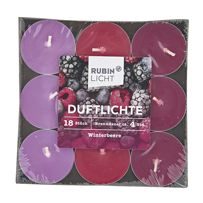 Rubin Licht Kokulu Mum Kış Meyveleri 18'li