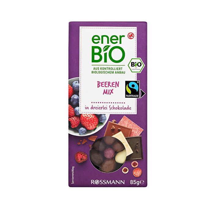 Enerbio Organik Çikolata Karışık Berry 85 g