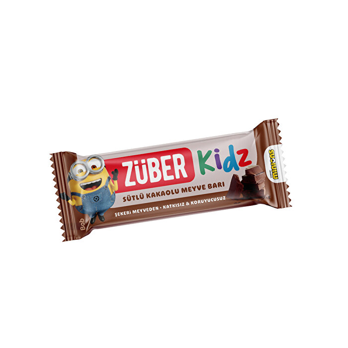 Zuber Kidz Sütlü Kakaolu Meyve Bar 25 g