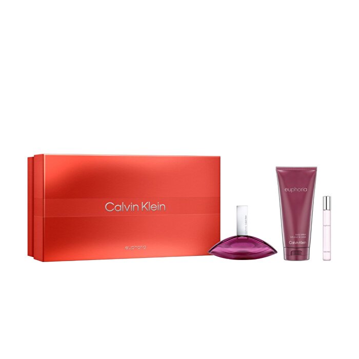 Calvin Klein Euphoria Kadın Parfüm Seti 100 ml EDP + 10 ml EDP + 200 ml Body Lotion