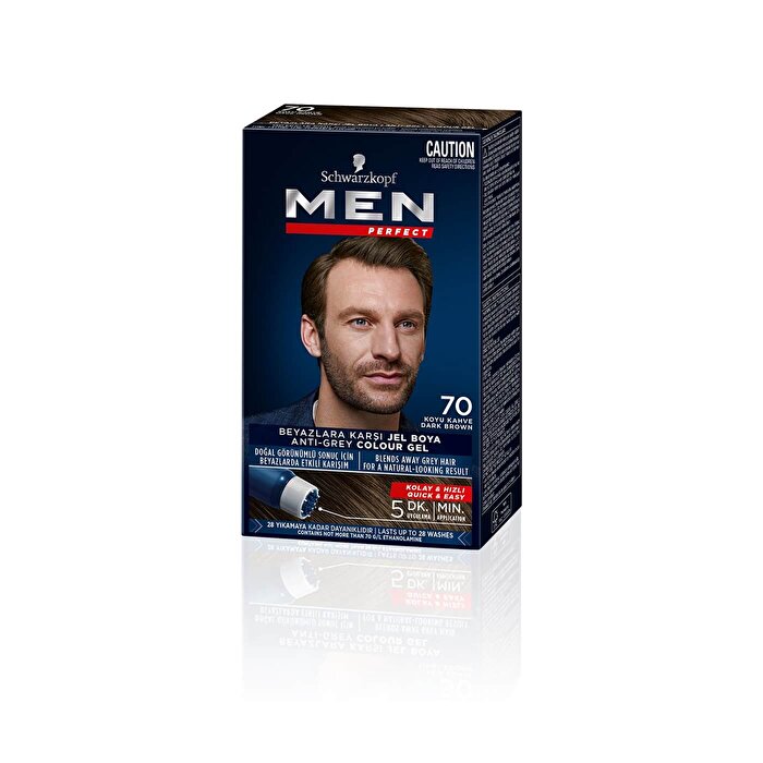 Men Perfect ( markanın en çok tercih edilenleri ) Saç Boyası Koyu Kahve 70