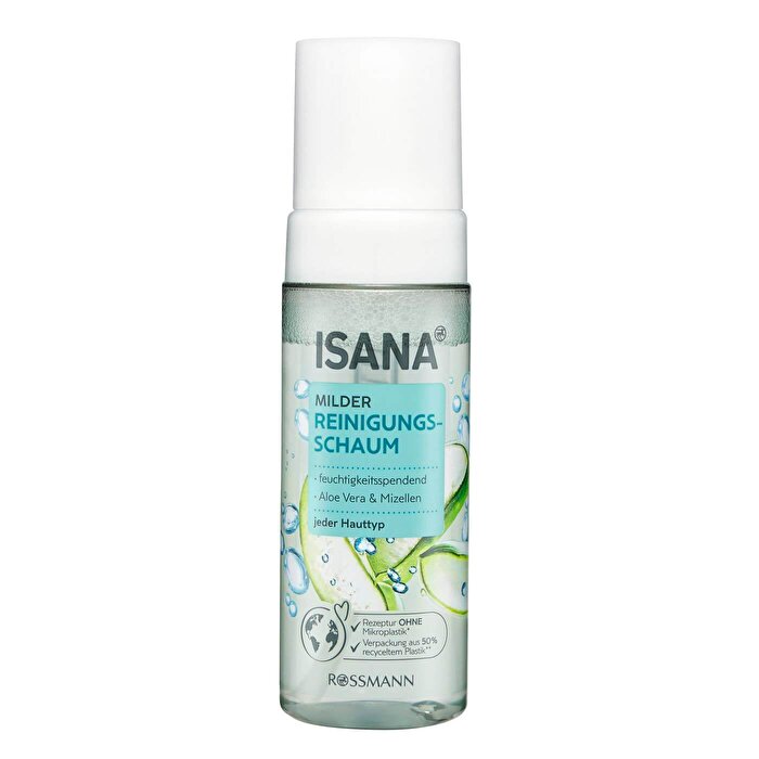 Isana Yüz Temizleme Köpüğü Aloe Vera & Salatalık Özlü 150 ml