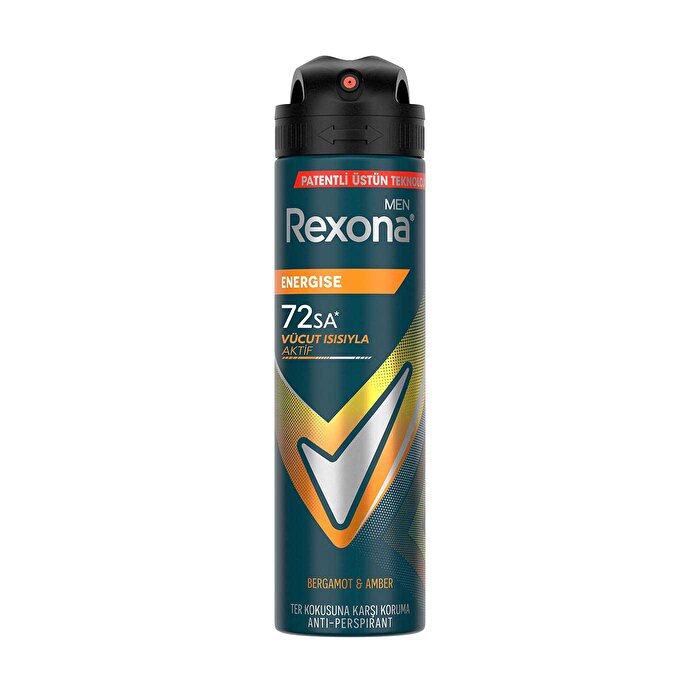 Rexona Men Sprey Deodorant Energise Bergamot & Amber 150 ml