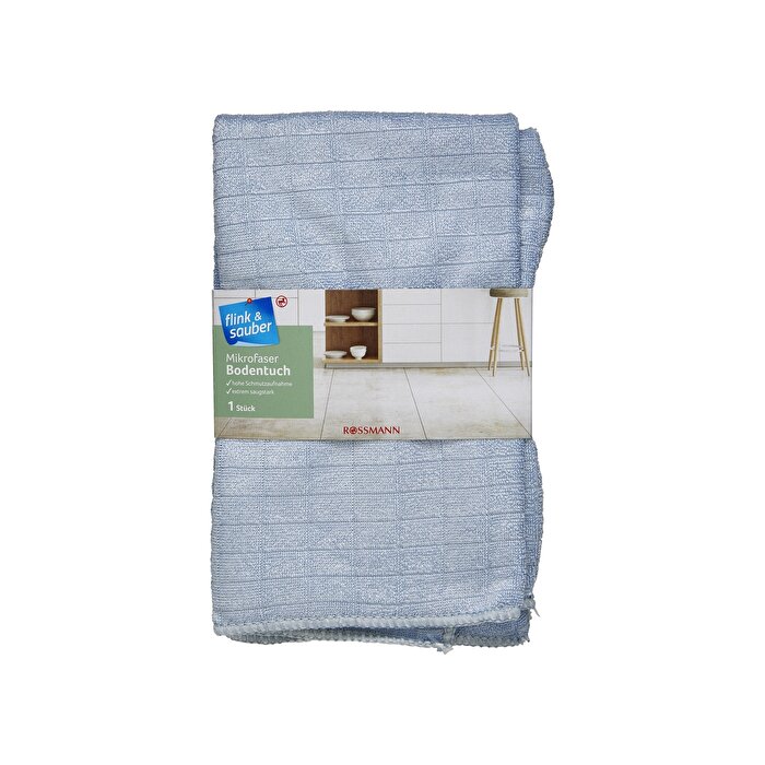 Flink & Sauber Mikrofiber Yer Bezi Çok Emici, 50x60 cm