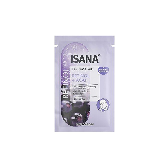 Isana Kağıt Maske Retinol Acai