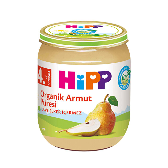 Hipp Organik Kavanoz Maması Armut Püresi 125 gr