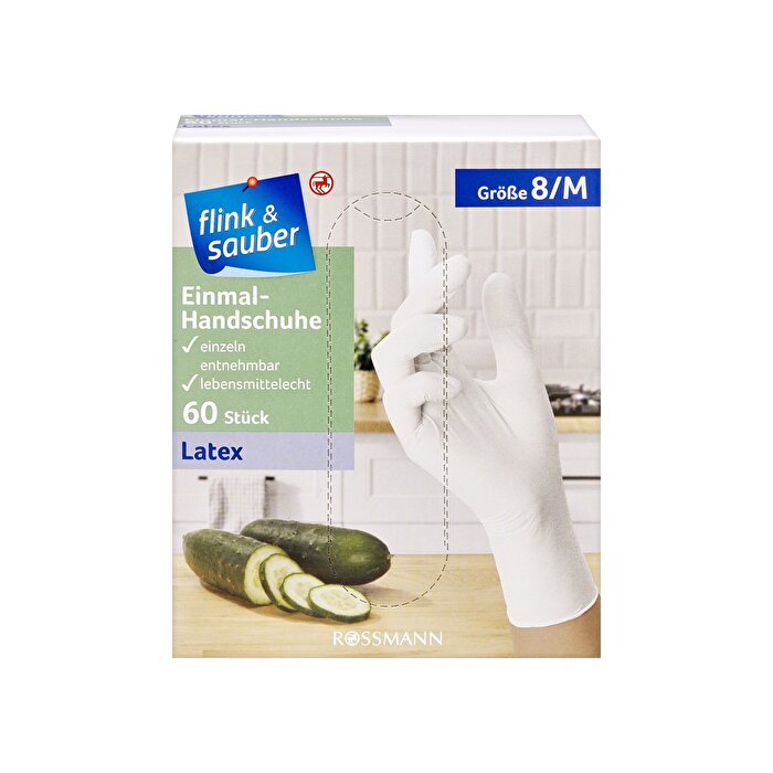 Flink & Sauber Tek Kullanımlık Eldiven M Beden 60'lı