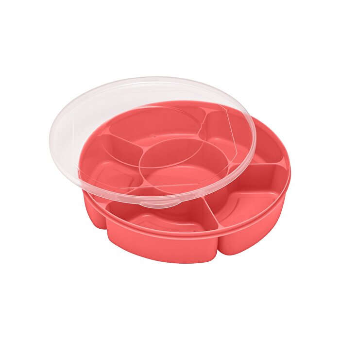 Ideenwelt Atıştırmalık Kutusu 5 Bölmeli Kırmızı