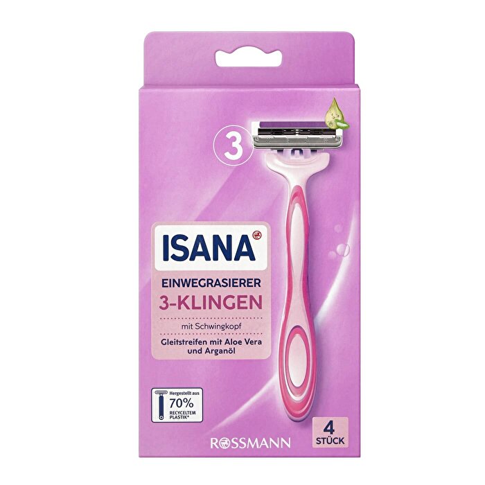 Isana Kullan At Tıraş Bıçağı 3 Bıçaklı 4'lü